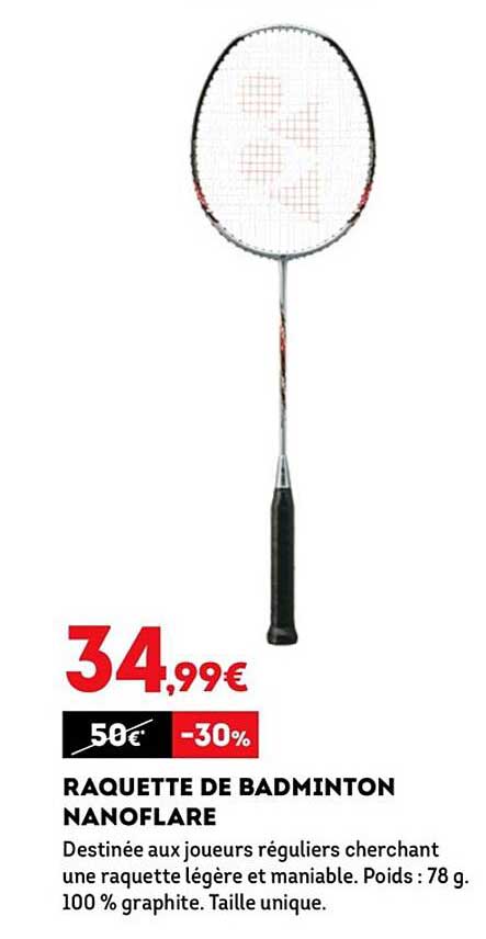 raquette de badminton nanoflare