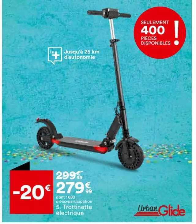 trottinette électrique urban glide