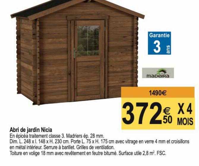 Abri De Jardin Nicia