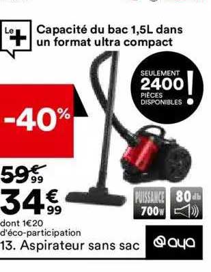 Aspirateur Sans Sac Aya