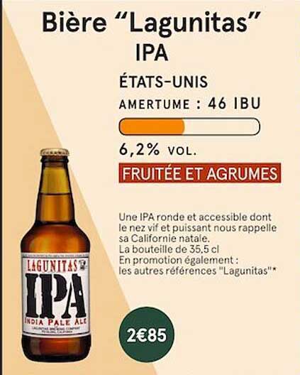 bière "lagunitas" ipa