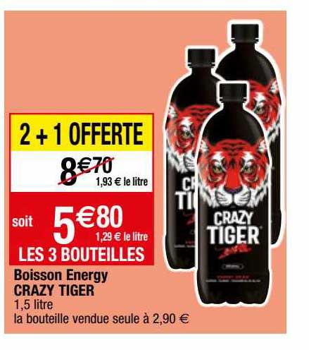 Boisson Energy Crazy Tiger