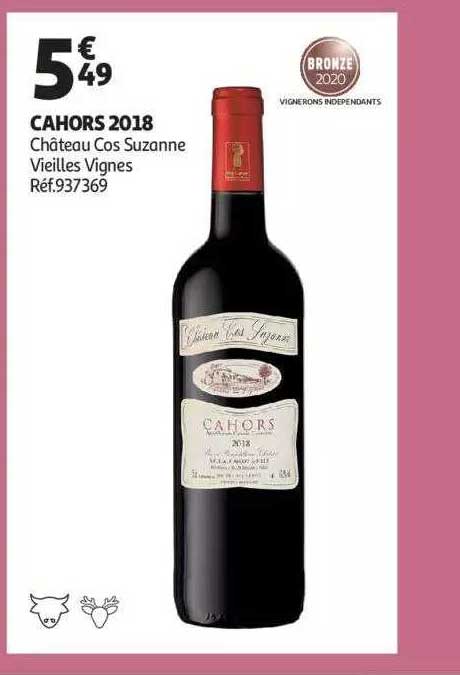 cahors 2018 château cos suzanne vieilles vignes