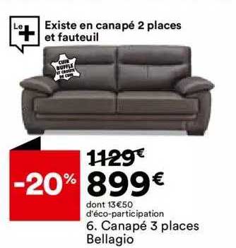 Canapé 3 Places Bellagio