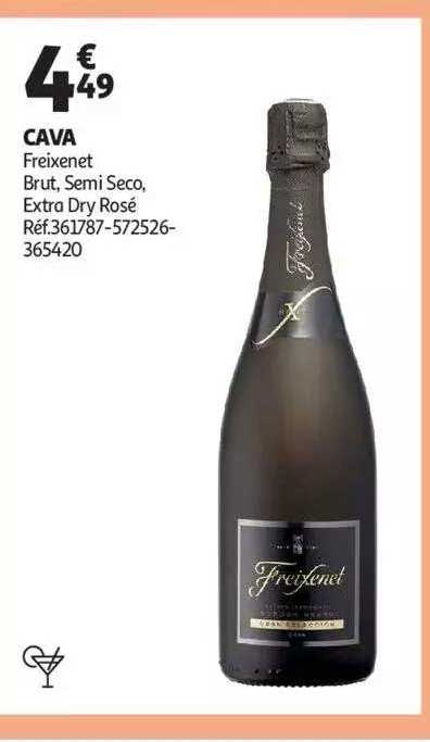 cava freixenet brut, semi seco, extra dry rosé