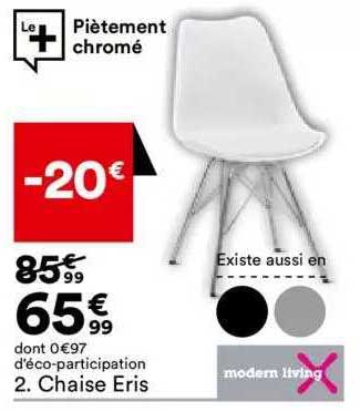 chaise eris modern living