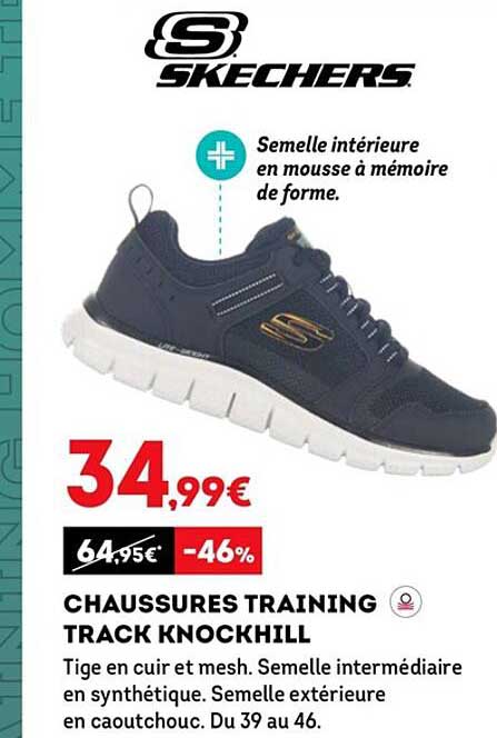 chaussures training track knockhill skechers