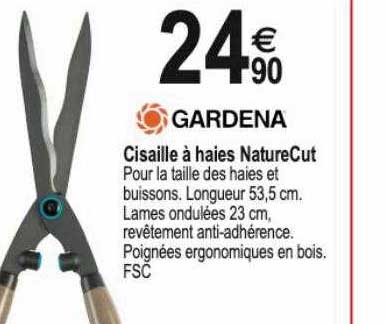 cisaille à haies nature cut gardena