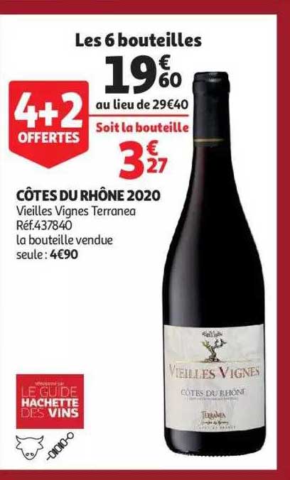 côtes du rhône 2020 vieilles vignes terranea