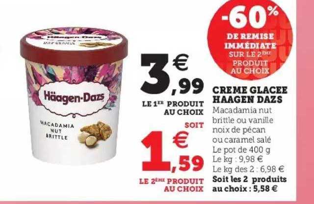 crème glacée häagen-dazs