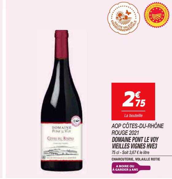 domaine pont le voy vieilles vignes hve3