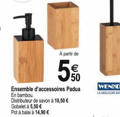 ensemble d'accessoires padua wenko