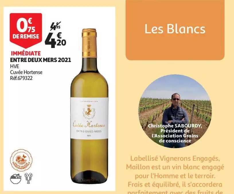 entre deux mers 2021 hve cuvée hortense