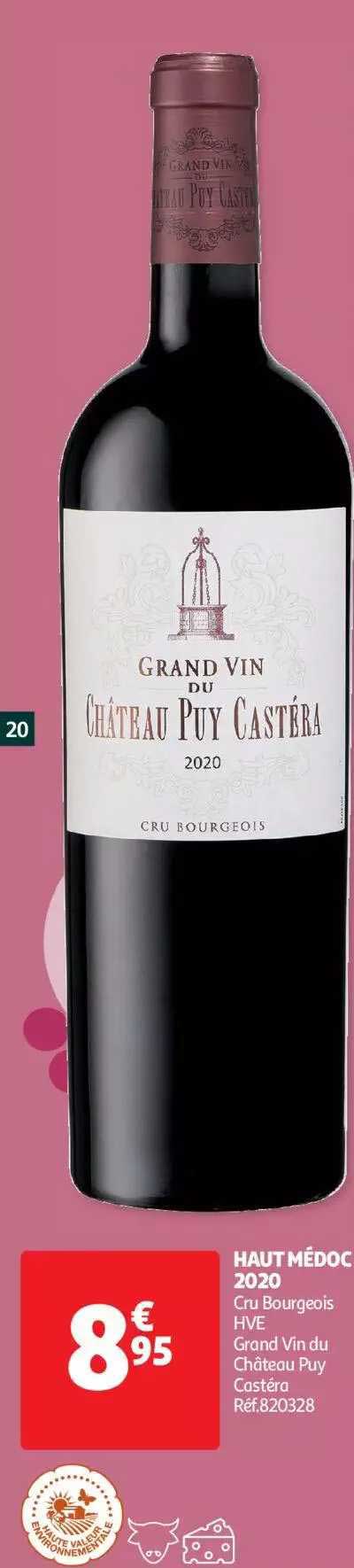 haut médoc 2020 cru bourgeois hve grand vin du château puy castéra