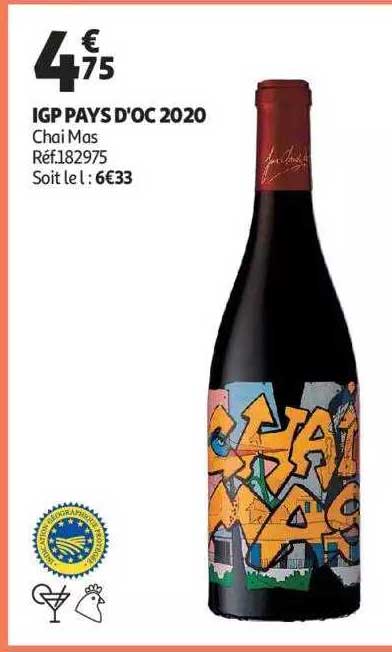 igp pays d'oc 2020 chai mas
