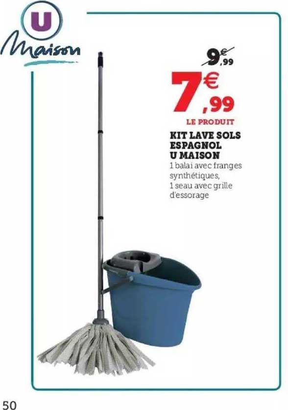 kit lave sols espagnol u maison