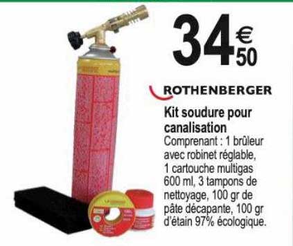 kit soudure pour canalisation rothenberger