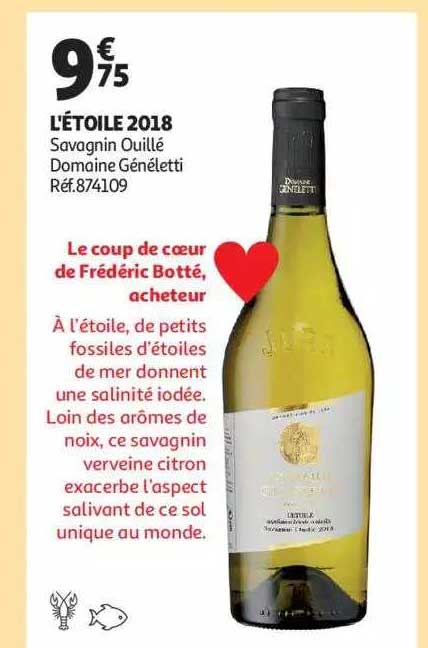 l'étoile 2018 savagnin ouillé domaine généletti