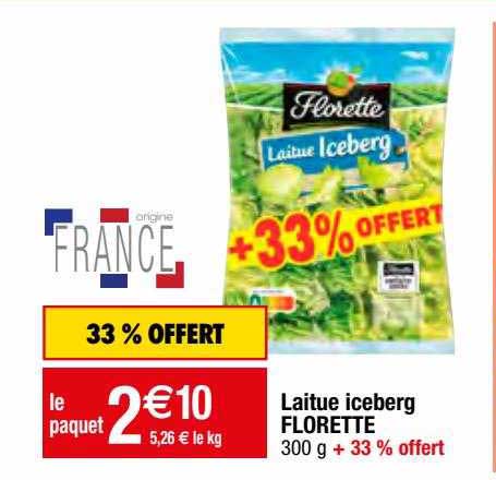 Laitue Iceberg Florette