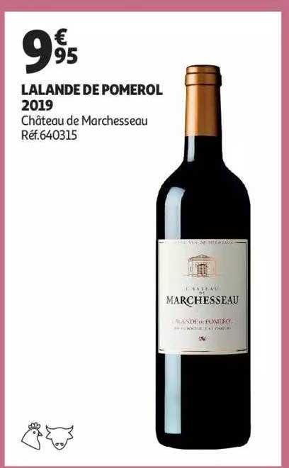 lalande de pomerol 2019 château de marchesseau