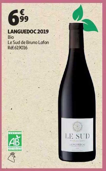 languedoc 2019 bio le sud de bruno lafon