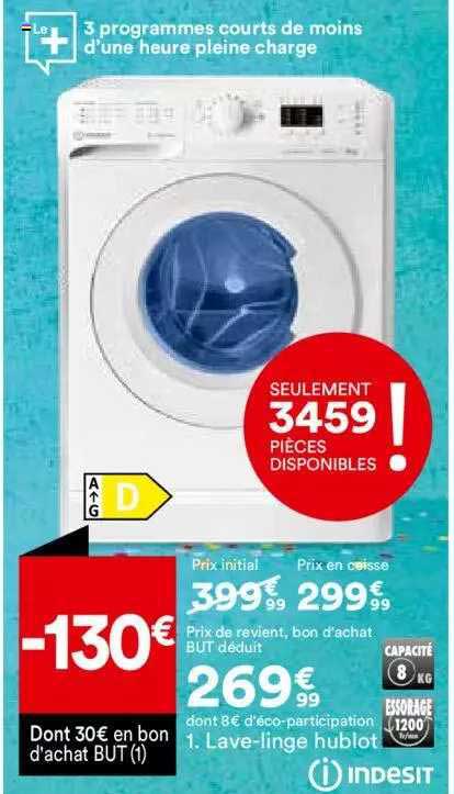 lave-linge hublot indesit