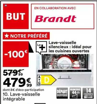 lave-vaisselle intégrable brandt