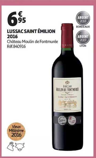 lussac saint émilion 2016 château moulin de fondmurée