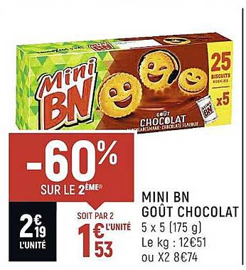mii bn goût chocolat