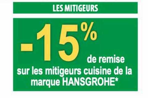 mitigeurs cuisine de marque hansgrohe