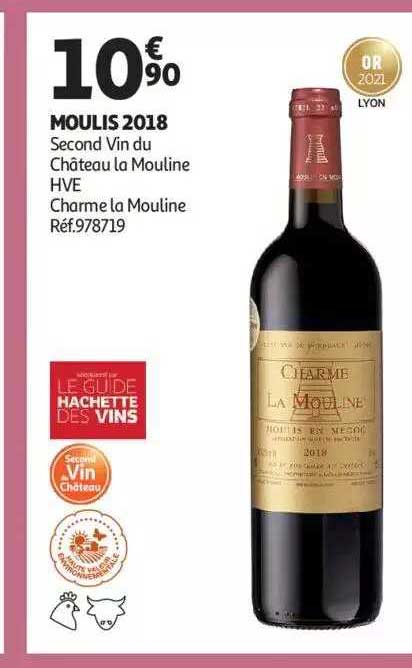 moulis 2018 second vin du château la mouline hve charme la mouline