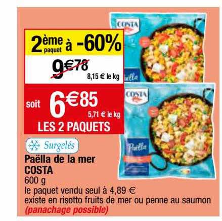 Paëlla De La Mer Costa