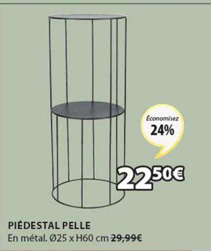 piédestal pelle