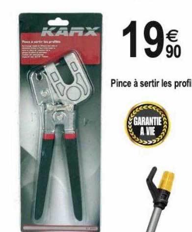 pince à sertir les profilés karx