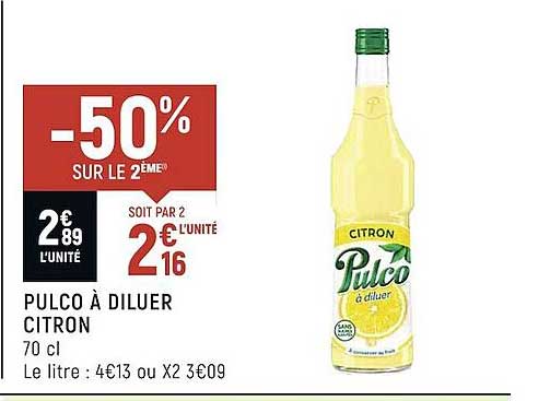 Pulco à Diluer Citron