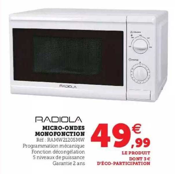 radiola micro-ondes monofonction