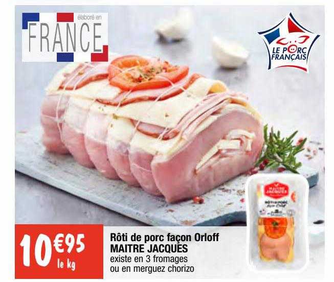 rôti de porc façon orloff maitre jacques