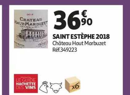 saint estèphe 2018 château haut marbuzet