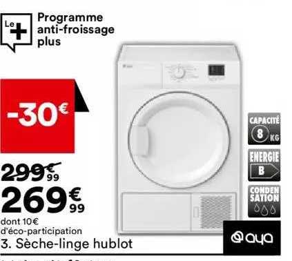 sèche-linge hublot aya