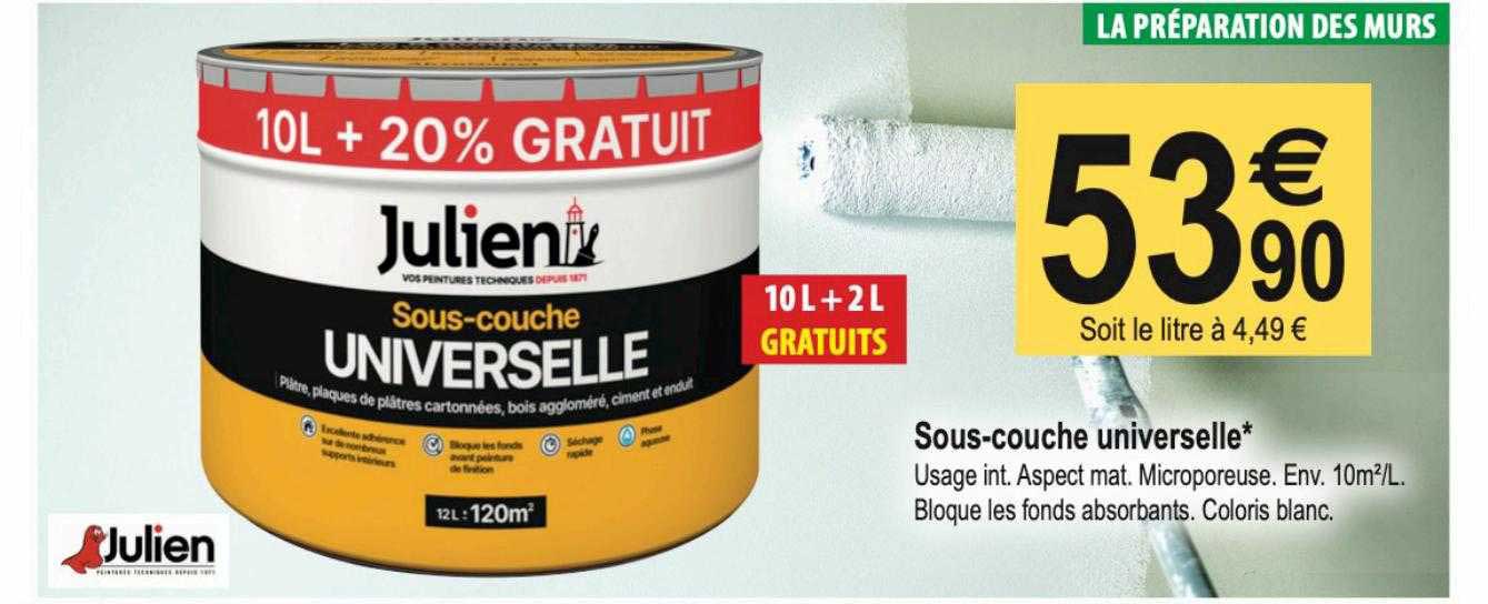 sous-couche universelle julien