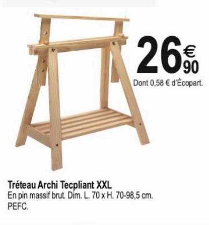 tréteau archi tecpliant xxl