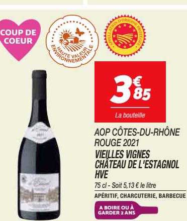 vieilles vignes château de l'estagnol hve