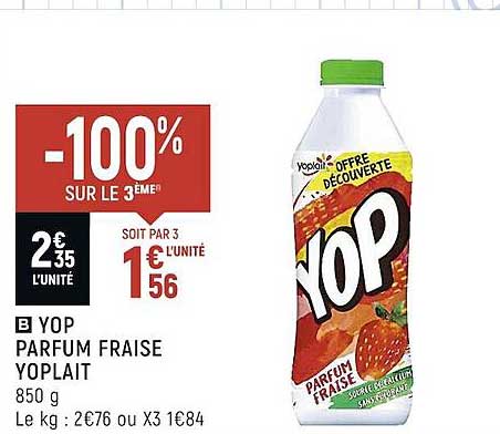 Yop Parfum Fraise Yoplait