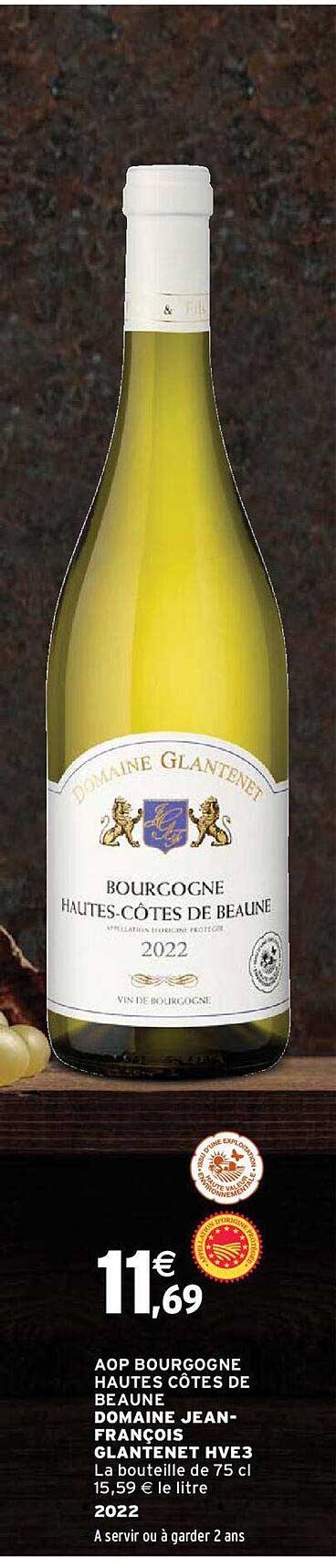 aop bourgogne hautes côtes de beaune domaine jean-françois glantenet hve3 2022