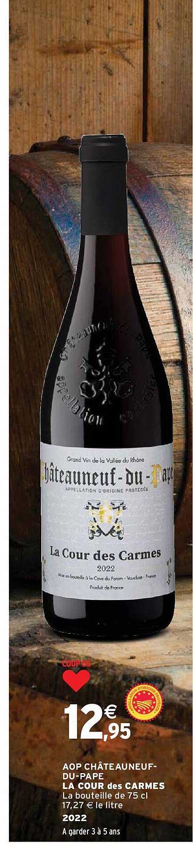 aop châteauneuf-du-pape la cour des carmes 2022