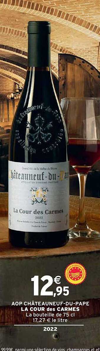 aop châteauneuf-du-pape la cour des carmes 2022