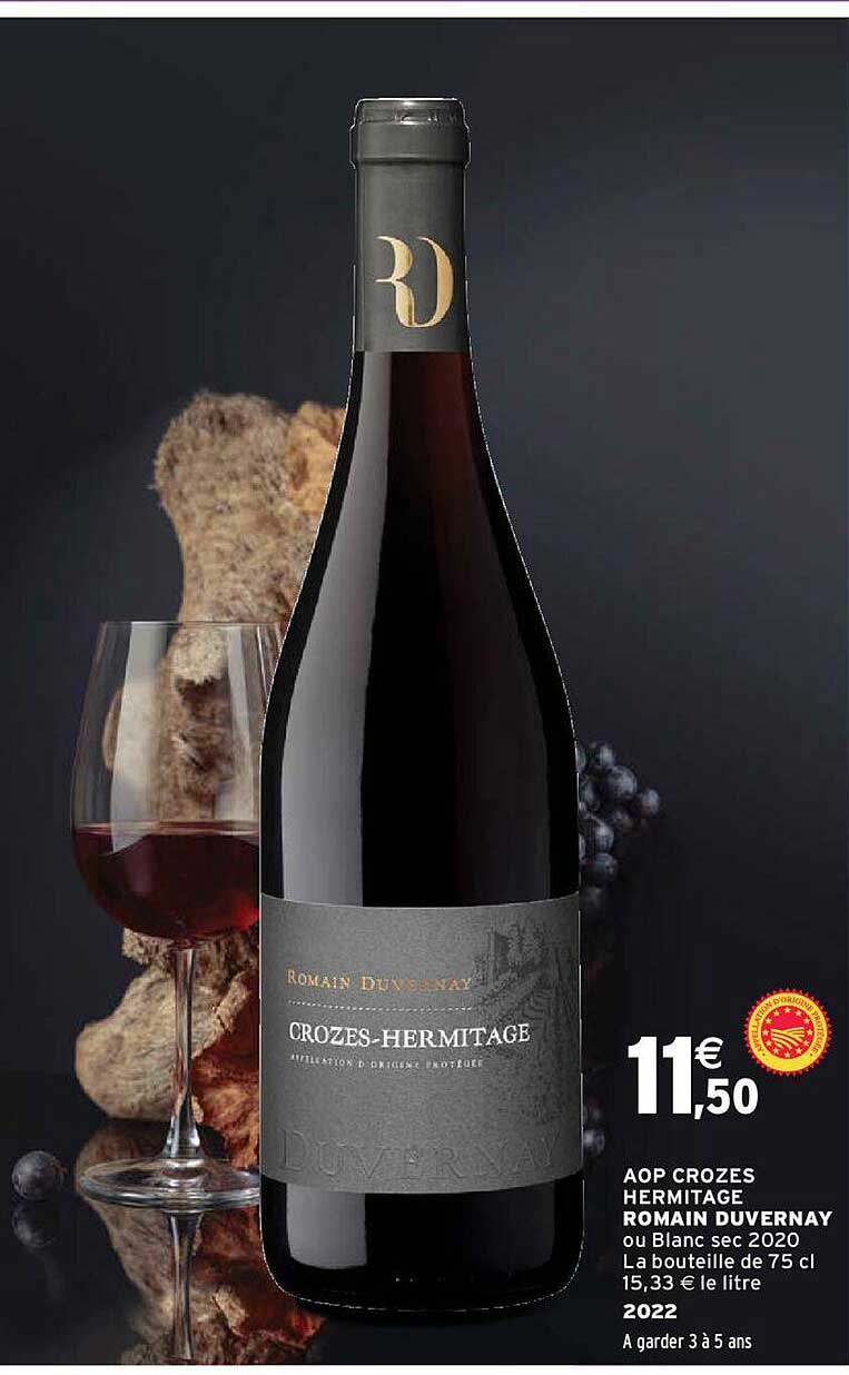 aop crozes hermitage romain duvernay 2022