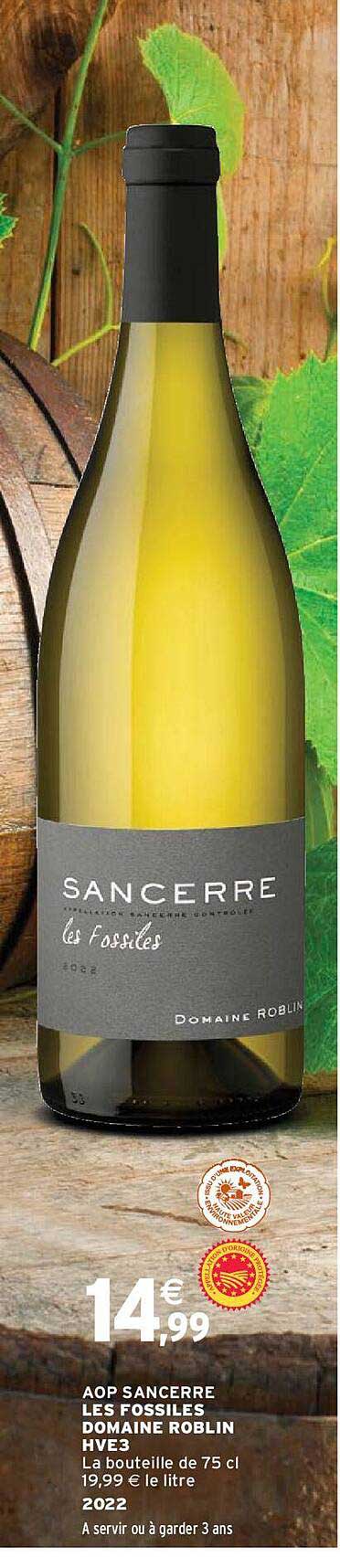 aop sancerre les fossiles domaine roblin hve3 2022