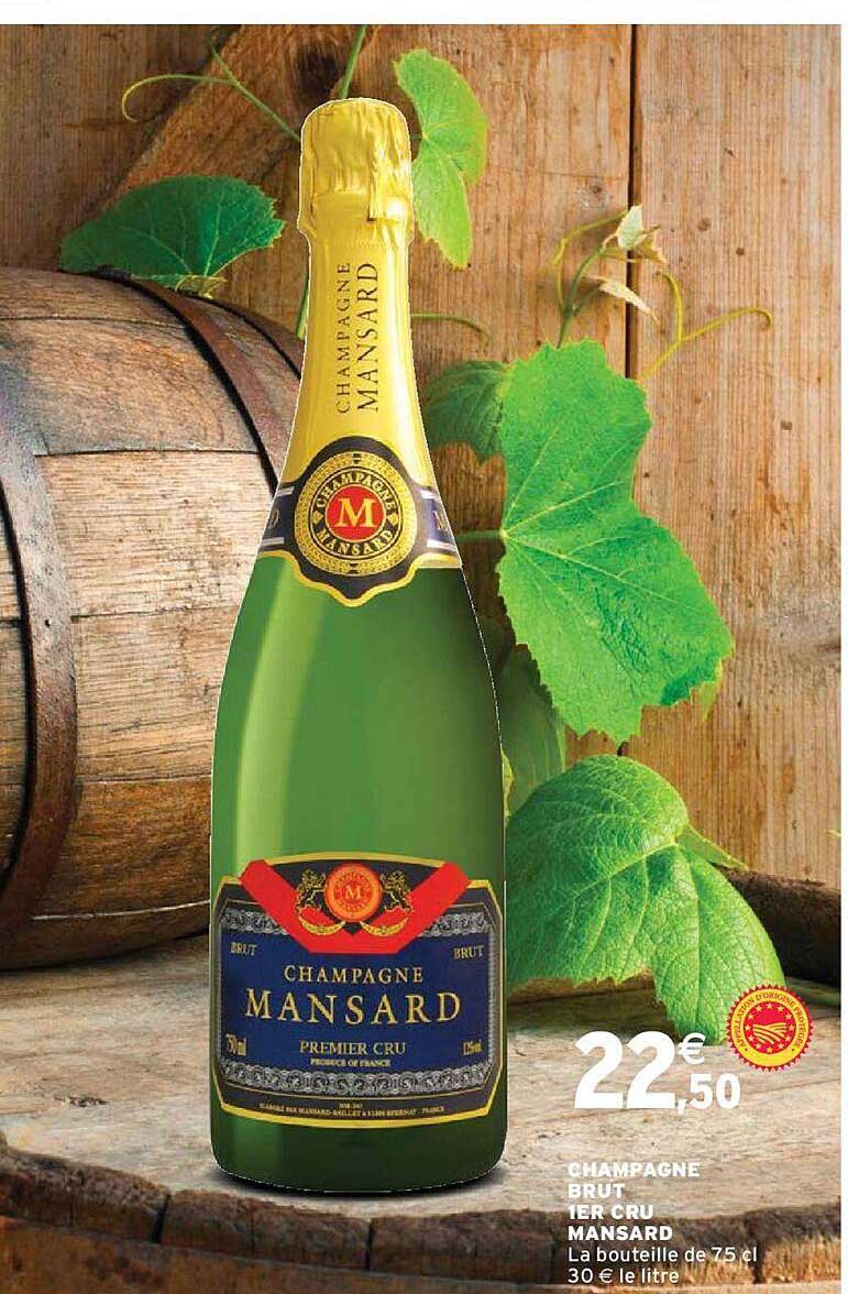champagne brut 1er cru mansard