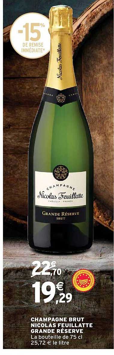 champagne brut nicolas feuillatte grande réserve